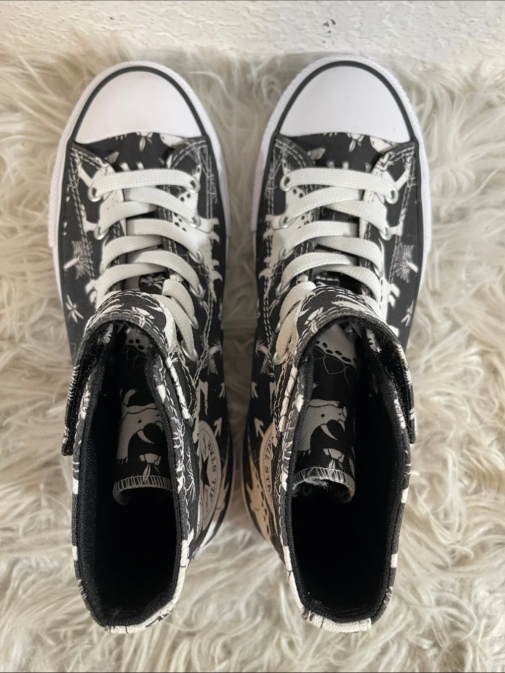 Converse Chuck Taylor All Star EasyOn High PS 'Dino Party' Size 3 NEW